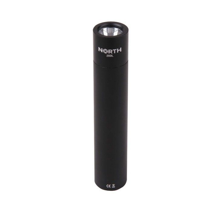 North Flashlight 200 Lumen Black Aluminium 2W 3450Mah in the group Sport, leisure & Hobby / Flashlights & Head lamps / Flashlights at TP E-commerce Nordic AB (38-91018)