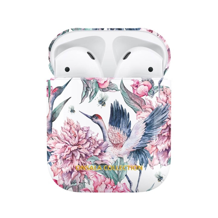 ONSALA Airpods Case 1st and 2nd Gen. Pink Crane in the group HOME ELECTRONICS / Audio & Picture / Headphones & Accessories / Accessories at TP E-commerce Nordic AB (38-91037)