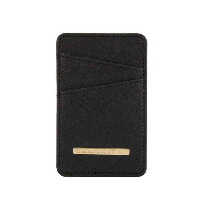 ONSALA Cardholder Svart Saffiano Universal 2 Cardpockets in the group SMARTPHONE & TABLETS / Other accessories / Other at TP E-commerce Nordic AB (38-91046)
