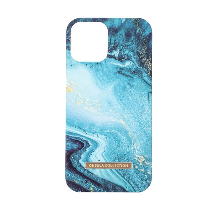 Onsala COLLECTION Mobilskal Soft Blue Sea Marble iPhone 12 Pro Max in the group SMARTPHONE & TABLETS / Phone cases / Apple / iPhone 12 Pro / Cases at TP E-commerce Nordic AB (38-91050)