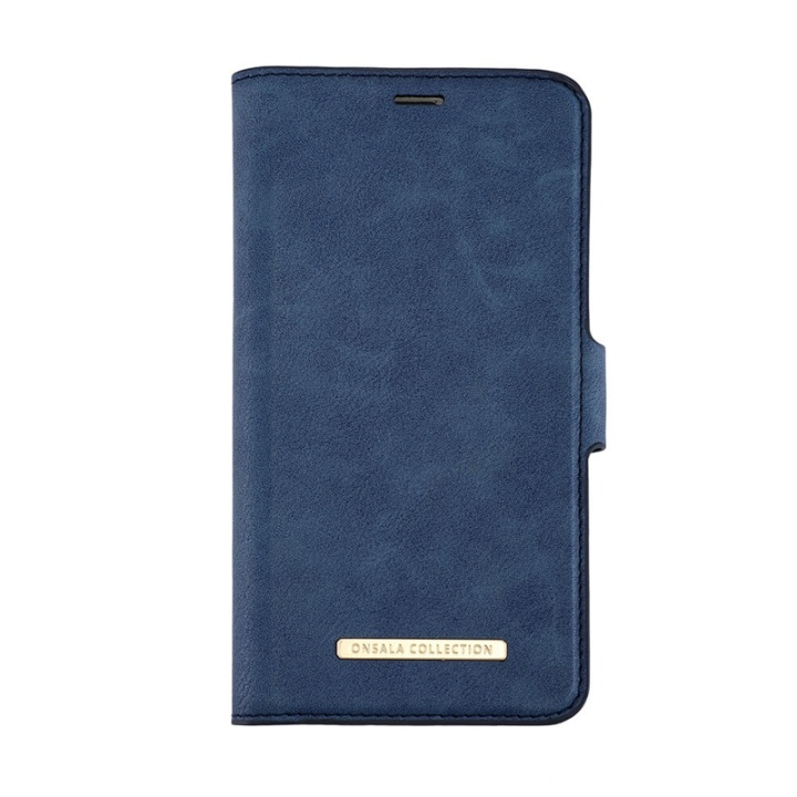 ONSALA Wallet Case iPhone 12 Mini Royal Blue in the group SMARTPHONE & TABLETS / Phone cases / Apple / iPhone 12 Mini / Wallet Case at TP E-commerce Nordic AB (38-91068)