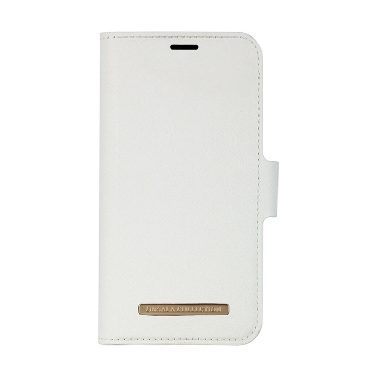 ONSALA Wallet Case iPhone 12 Mini Saffiano White in the group SMARTPHONE & TABLETS / Phone cases / Apple / iPhone 12 Mini / Wallet Case at TP E-commerce Nordic AB (38-91072)