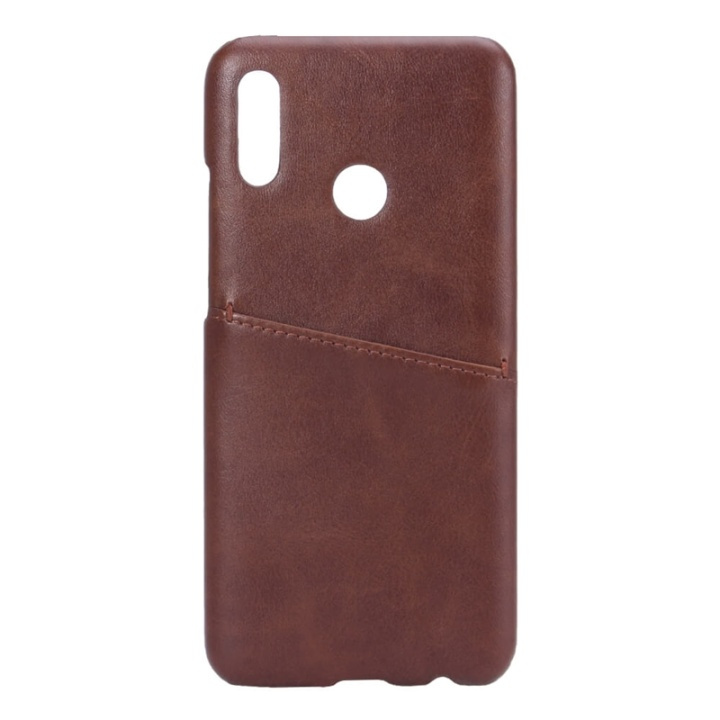Onsala Mobilecover Brown Huawei P Smart 2019 Creditcard Pocket in the group SMARTPHONE & TABLETS / Phone cases / Huawei/Honor at TP E-commerce Nordic AB (38-91077)