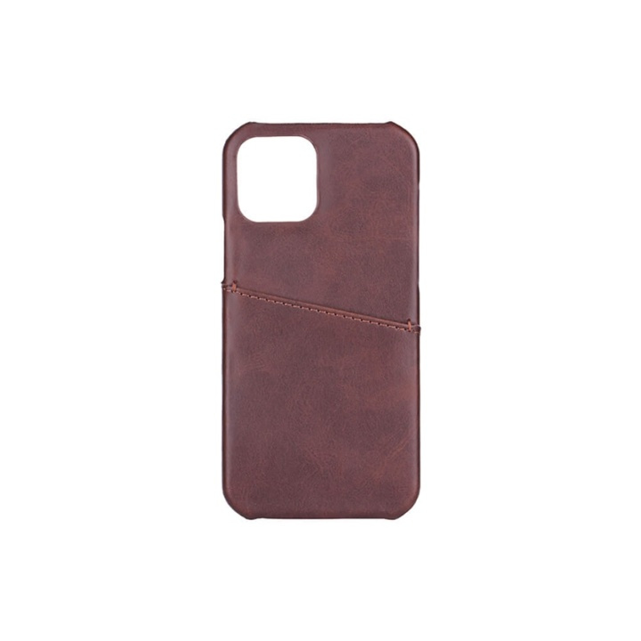 ONSALA Mobile Cover Brown with Cardpocket iPhone 12 6,1
