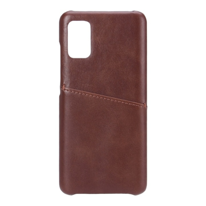 ONSALA Mobilecover Brown Samsung A41 Creditcard Pocket in the group SMARTPHONE & TABLETS / Phone cases / Samsung at TP E-commerce Nordic AB (38-91088)