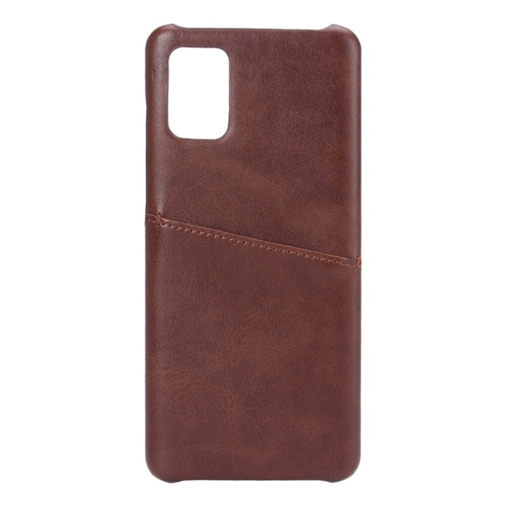 ONSALA Mobilecover Brown Samsung A71 Creditcard Pocket in the group SMARTPHONE & TABLETS / Phone cases / Samsung at TP E-commerce Nordic AB (38-91090)