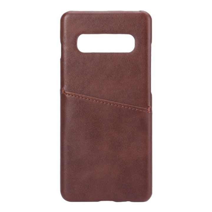 Onsala Mobilecover Brown Samsung S10 Plus Creditcard Pocket in the group SMARTPHONE & TABLETS / Phone cases / Samsung at TP E-commerce Nordic AB (38-91093)