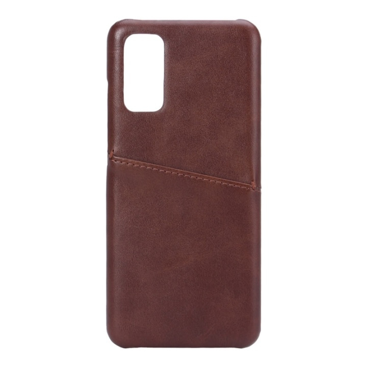 ONSALA Mobilecover Brown Samsung S20 Creditcard Pocket in the group SMARTPHONE & TABLETS / Phone cases / Samsung at TP E-commerce Nordic AB (38-91094)