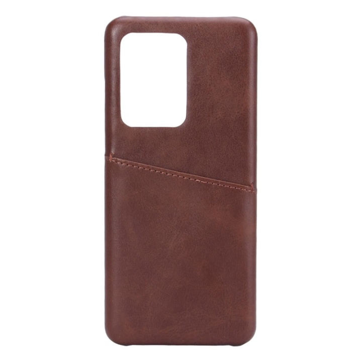 ONSALA Mobilecover Brown Samsung S20 Ultra Creditcard Pocket in the group SMARTPHONE & TABLETS / Phone cases / Samsung at TP E-commerce Nordic AB (38-91096)