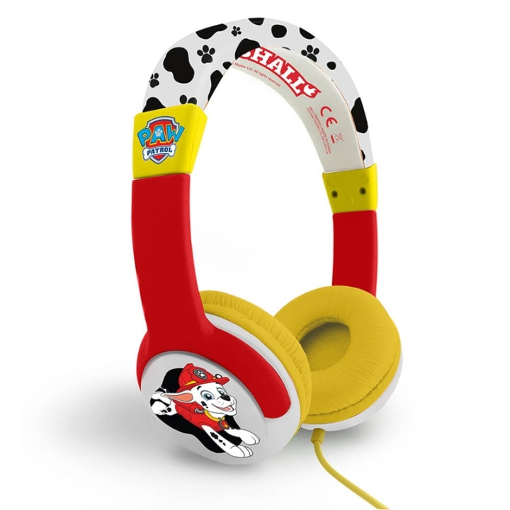 Paw Patrol Headphone Junior On-Ear 85dB Marshall in the group HOME ELECTRONICS / Audio & Picture / Headphones & Accessories / Headphones at TP E-commerce Nordic AB (38-91135)
