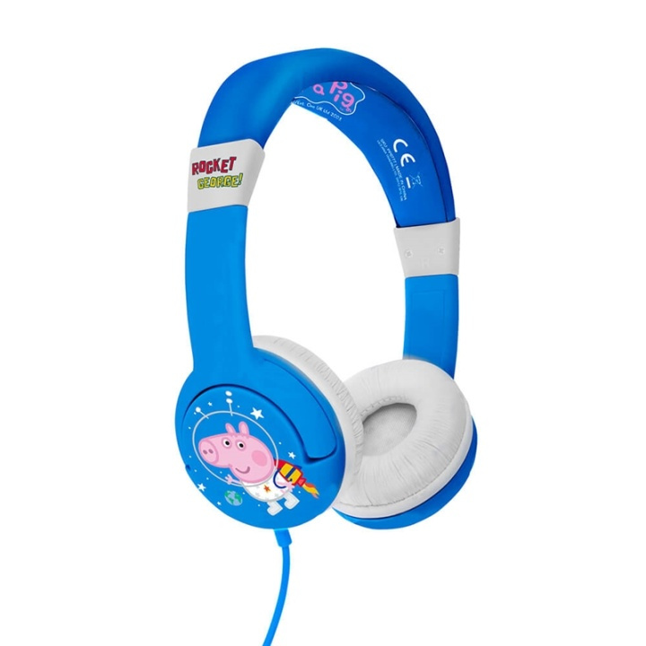 PEPPA PIG Headphone Junior On-Ear 85dB George Rocket in the group HOME ELECTRONICS / Audio & Picture / Headphones & Accessories / Headphones at TP E-commerce Nordic AB (38-91138)