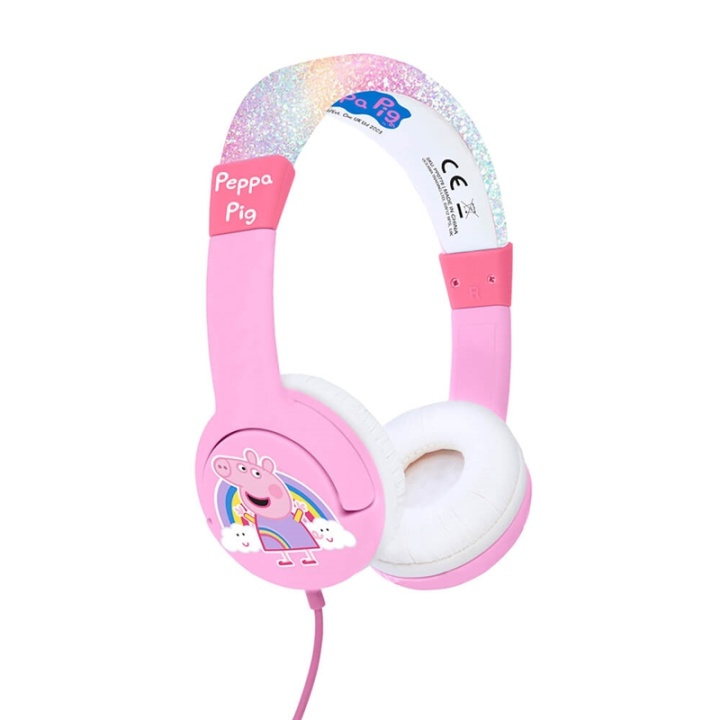 PEPPA PIG Headphone Junior On-Ear 85dB Prinsessan Peppa in the group HOME ELECTRONICS / Audio & Picture / Headphones & Accessories / Headphones at TP E-commerce Nordic AB (38-91140)
