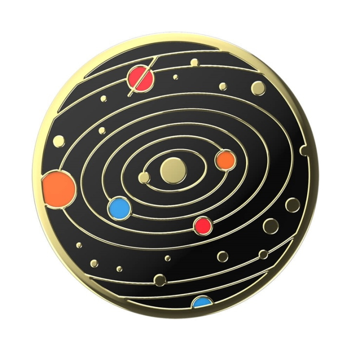 PopSockets Enamel Solar flare Black Avtagbart Grip med Ställfunktion Premium in the group SMARTPHONE & TABLETS / Other accessories / Popsockets at TP E-commerce Nordic AB (38-91192)