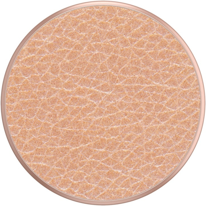 PopSockets Pebbled Vegan Leather Rose Gold Avtagbart Grip med Ställfunktion Premium in the group SMARTPHONE & TABLETS / Other accessories / Popsockets at TP E-commerce Nordic AB (38-91220)