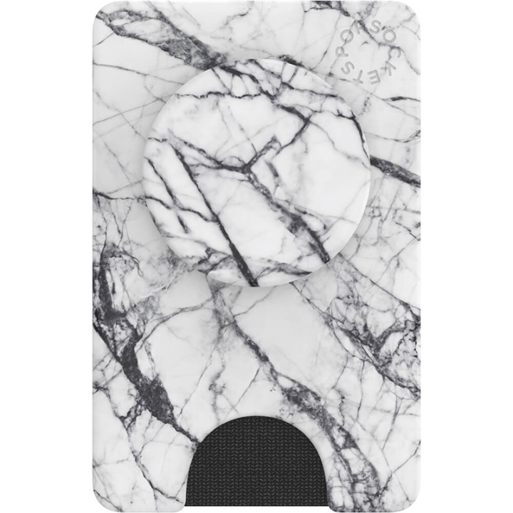 PopSockets Wallet Dove White Marble Removable Grip and PopWallet+ in the group SMARTPHONE & TABLETS / Other accessories / PopWallet at TP E-commerce Nordic AB (38-91259)
