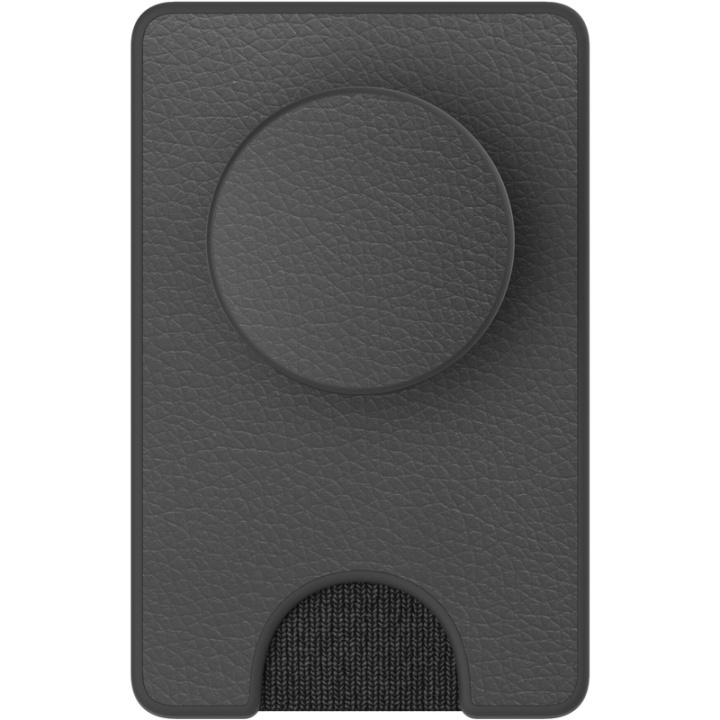 PopSockets Wallet Pebbled Vegan Leather Black Removable Grip and PopWallet+ in the group SMARTPHONE & TABLETS / Other accessories / PopWallet at TP E-commerce Nordic AB (38-91261)