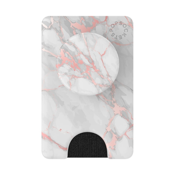 PopSockets Wallet Rose Gold Lutz Marble Removable Grip and PopWallet+ in the group SMARTPHONE & TABLETS / Other accessories / Popsockets at TP E-commerce Nordic AB (38-91262)