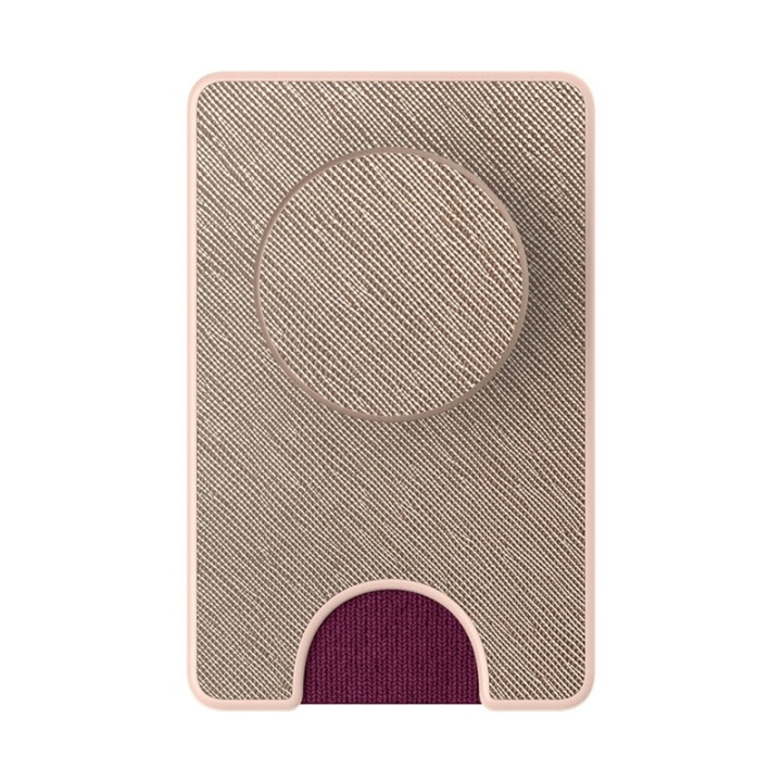 PopSockets Wallet Saffiano Rose Gold Removable Grip and PopWallet+ in the group SMARTPHONE & TABLETS / Other accessories / Popsockets at TP E-commerce Nordic AB (38-91263)
