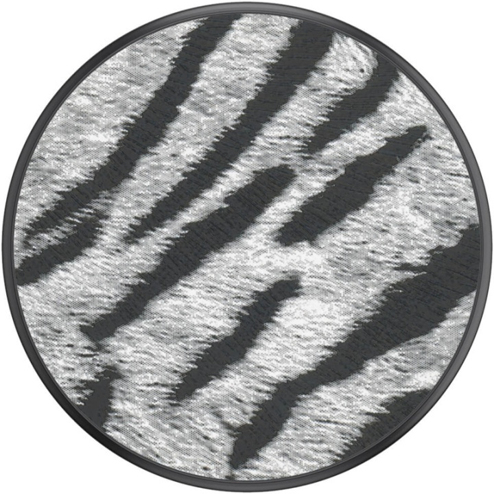 PopSockets Vegan Leather Zebra Avtagbart Grip med Ställfunktion Premium in the group SMARTPHONE & TABLETS / Other accessories / Popsockets at TP E-commerce Nordic AB (38-91266)
