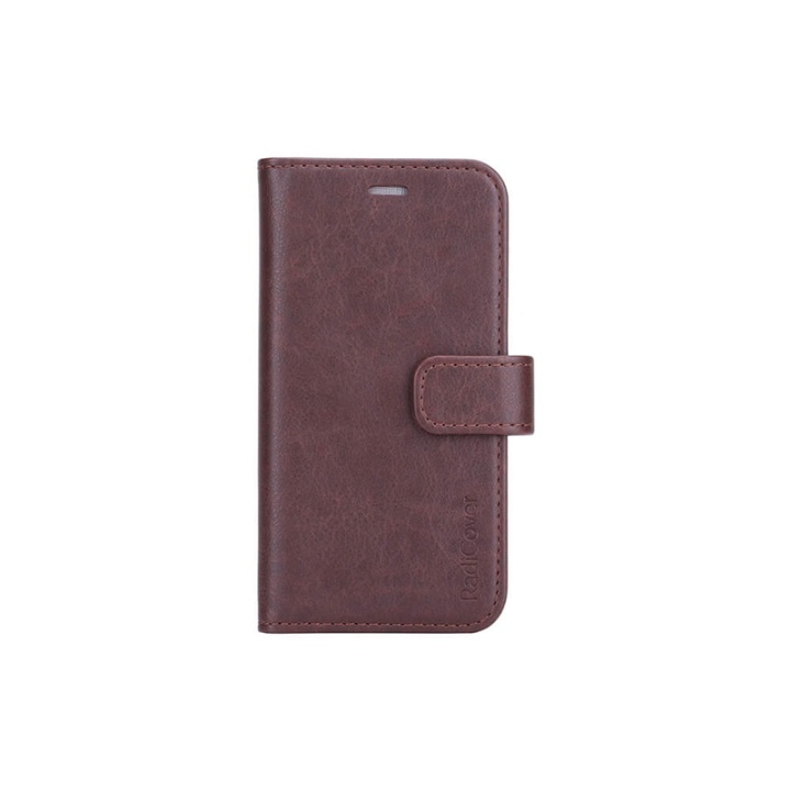 RADICOVER Wallet Case iPhone 12 Mini Anti-Radiation Flipcover RFID Brown in the group SMARTPHONE & TABLETS / Phone cases / Apple / iPhone 12 Mini / Wallet Case at TP E-commerce Nordic AB (38-91291)