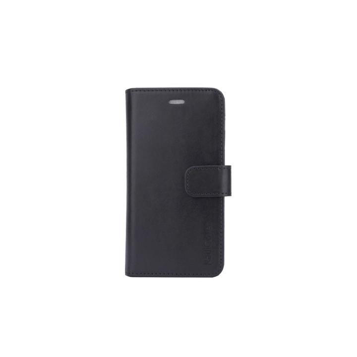 Radicover Radiationprotected Mobilewallet Leather iPhone 6/7/8/SE 2in1 Magnetcover Black in the group SMARTPHONE & TABLETS / Phone cases / Apple / iPhone 6/6S / Wallet Case at TP E-commerce Nordic AB (38-91321)