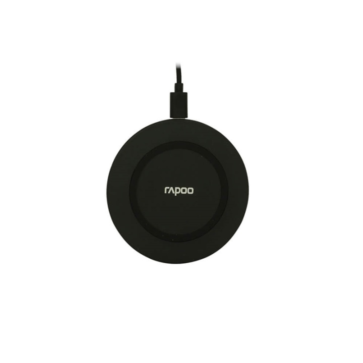 Rapoo QI Charger XC140 Charging Pad 10W Black in the group SMARTPHONE & TABLETS / Chargers & Cables / Wireless Qi chargers at TP E-commerce Nordic AB (38-91341)
