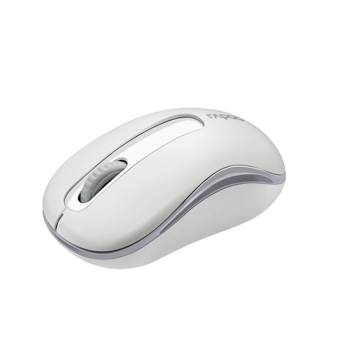 RAPOO Mouse M10 Plus Wireless 2.4GHz White in the group COMPUTERS & PERIPHERALS / Mice & Keyboards / Mice / Wireless at TP E-commerce Nordic AB (38-91351)