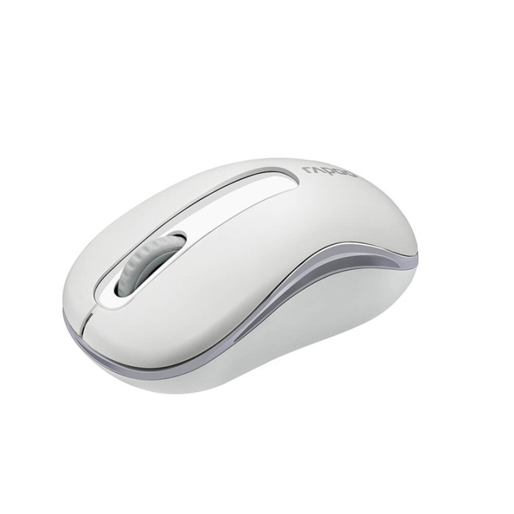Rapoo Mouse M10 Plus Wireless 2.4GHz White in the group COMPUTERS & PERIPHERALS / Mice & Keyboards / Mice / Wireless at TP E-commerce Nordic AB (38-91351)