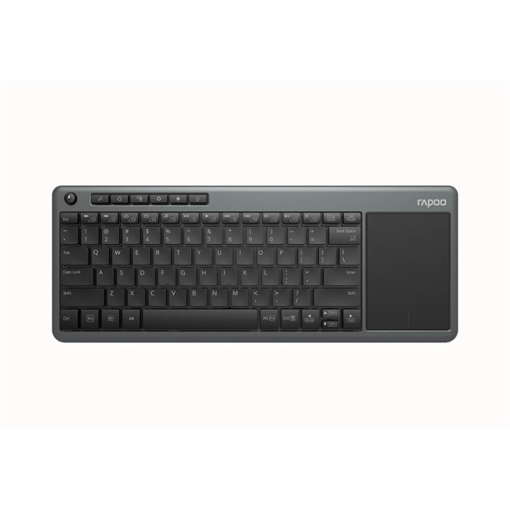 Rapoo Keyboard K2600 Wireless 2.4GHz Grey in the group COMPUTERS & PERIPHERALS / Mice & Keyboards / Keyboards / Combo packs at TP E-commerce Nordic AB (38-91367)