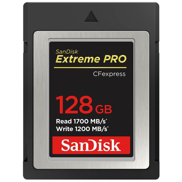 SANDISK Cfexpress Extreme PRO 128GB 1700MB/s 1200MB/s in the group HOME ELECTRONICS / Storage media / Memory cards / CFExpress at TP E-commerce Nordic AB (38-91396)