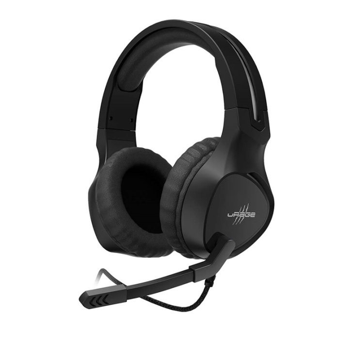 URAGE Headset Gaming SoundZ 300 Black in the group COMPUTERS & PERIPHERALS / GAMING / Headset at TP E-commerce Nordic AB (38-91515)