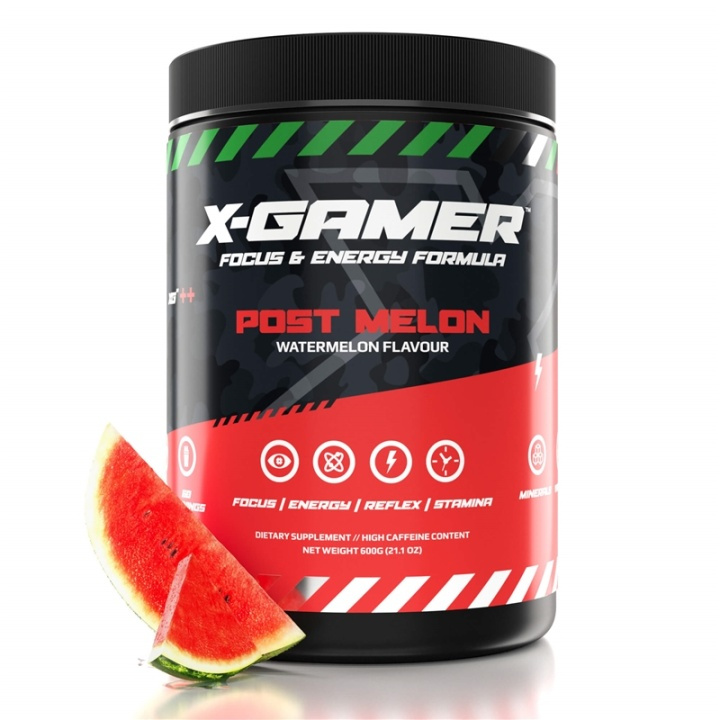 X-GAMER X-Tubz Post Melon 600g in the group COMPUTERS & PERIPHERALS / GAMING / Energydrinks for gamers at TP E-commerce Nordic AB (38-91535)