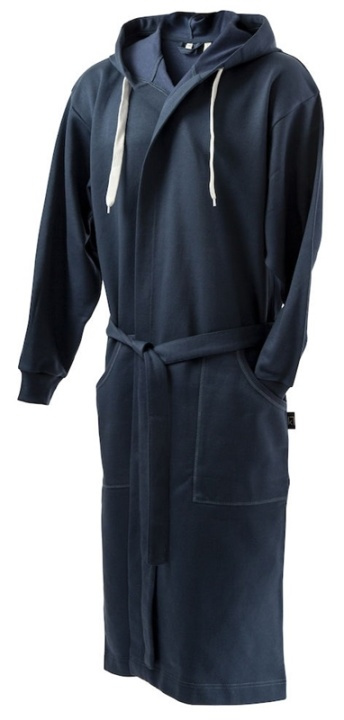 Kosta Linnewäfveri Badrock College, Mörkblå, S/M in the group HOME, HOUSEHOLD & GARDEN / Bathroom / Bath robes at TP E-commerce Nordic AB (38-91591)