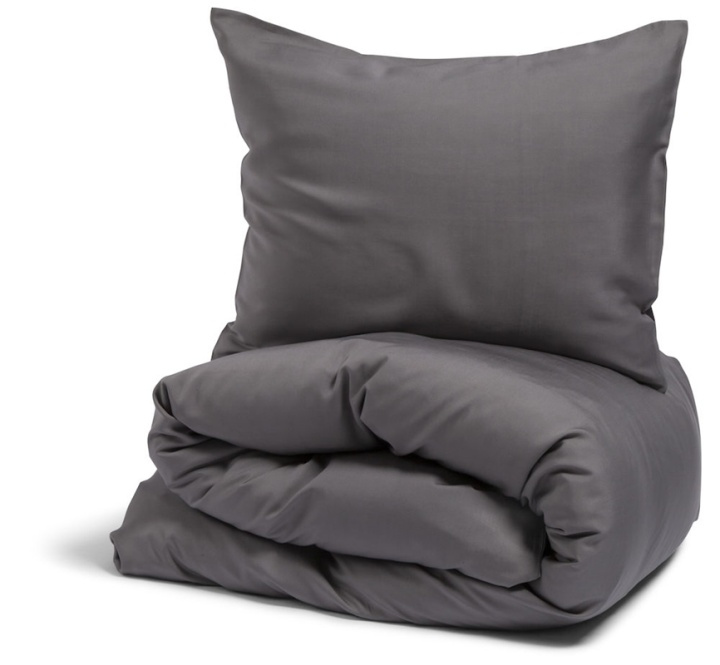 Nottingham Bäddset King size, Satin, Mörkgrå in the group HOME, HOUSEHOLD & GARDEN / Interior / Bedding at TP E-commerce Nordic AB (38-91598-MG)