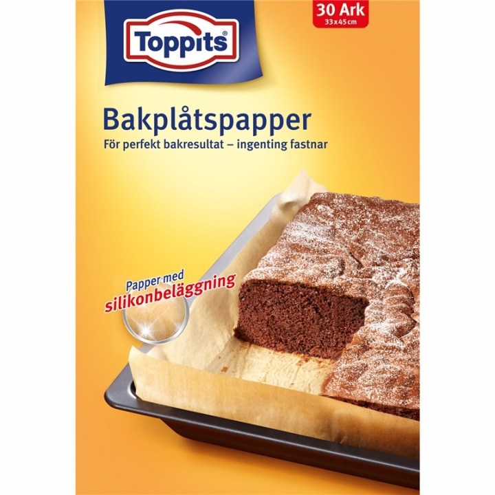 Toppits Bakplåtspapper Ark 33X45cm 30a in the group HOME, HOUSEHOLD & GARDEN / Kitchen utensils / Other kitchen tools at TP E-commerce Nordic AB (38-91642)