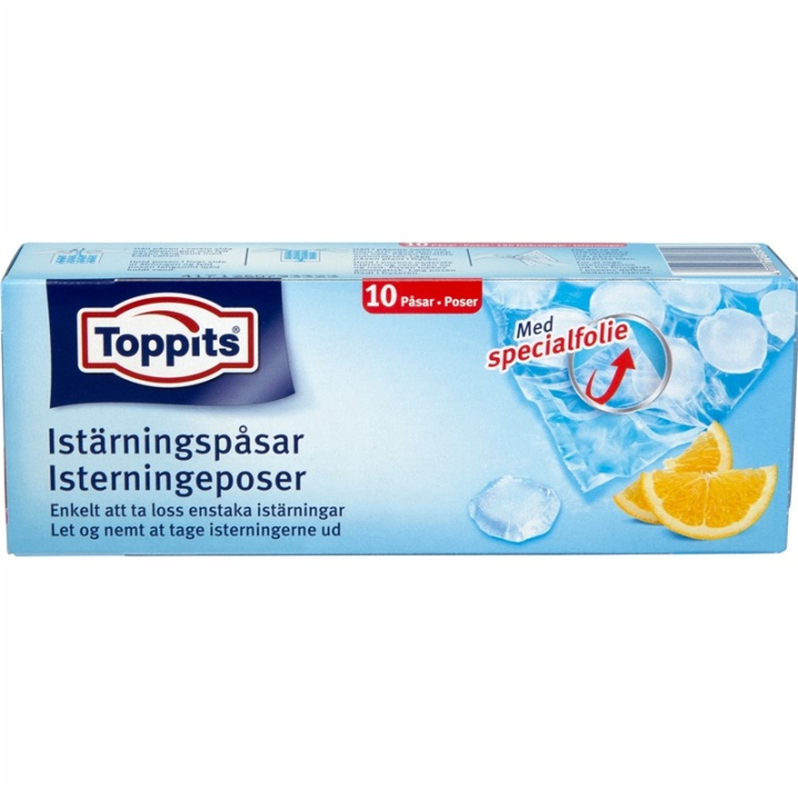 Toppits Istärningspåsar 10 påsar, STORPACK 15st in the group HOME, HOUSEHOLD & GARDEN / Kitchen utensils / Other kitchen tools at TP E-commerce Nordic AB (38-91647)