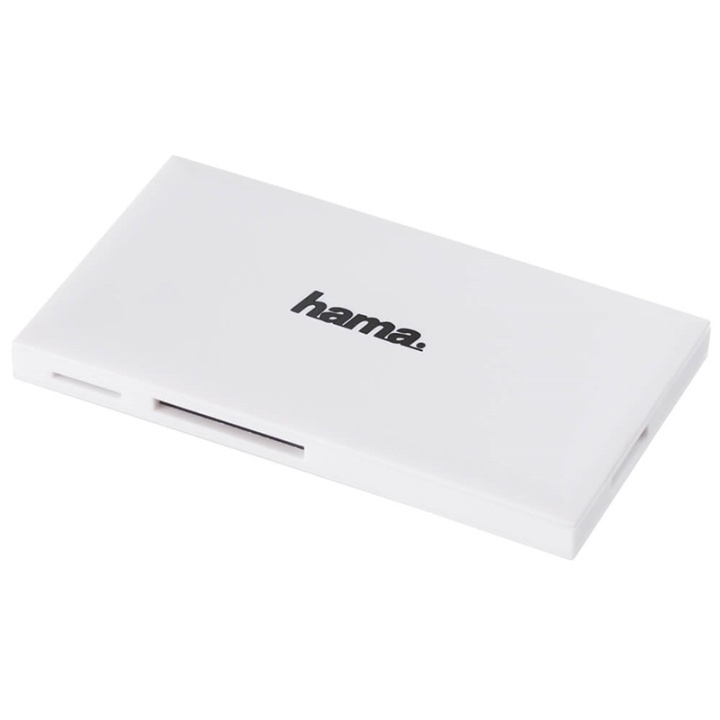 Hama Cardreader USB 3.0 Multi SD/Micro/CF/MS White in the group HOME ELECTRONICS / Storage media / Memory card reader at TP E-commerce Nordic AB (38-91824)