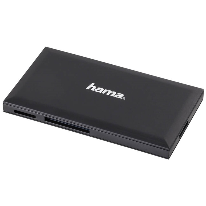 Hama Kortläsare USB 3.0 Multi SD/microSD/CF/MS Svart in the group HOME ELECTRONICS / Storage media / Memory card reader at TP E-commerce Nordic AB (38-91825)