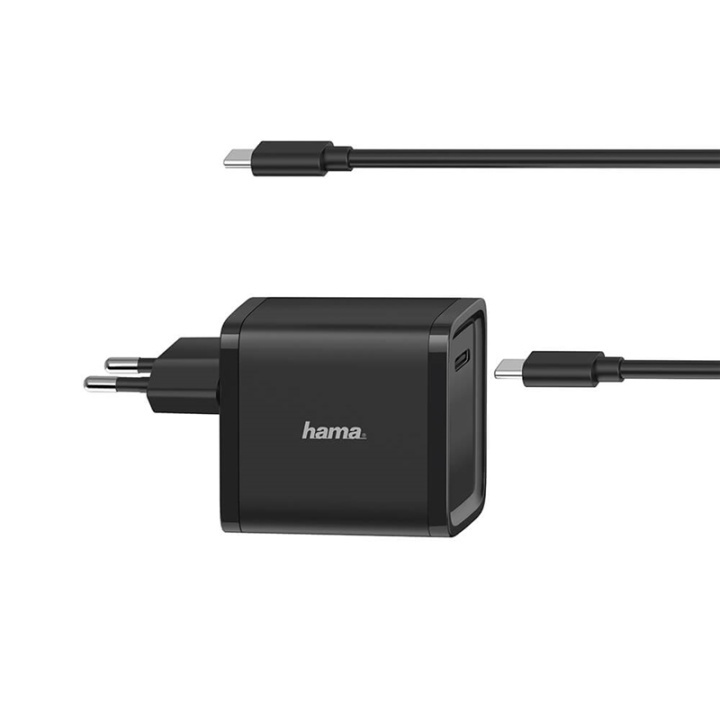 Hama Power Supply Laptop USB-C 100-240V 5-20V/45W in the group COMPUTERS & PERIPHERALS / Computer cables / Device kable at TP E-commerce Nordic AB (38-91861)