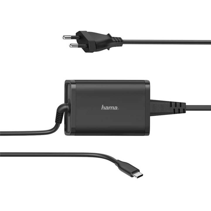 Hama Power Supply USB-C 100-240V 5-20V/65W in the group COMPUTERS & PERIPHERALS / Computer cables / Device kable at TP E-commerce Nordic AB (38-91862)