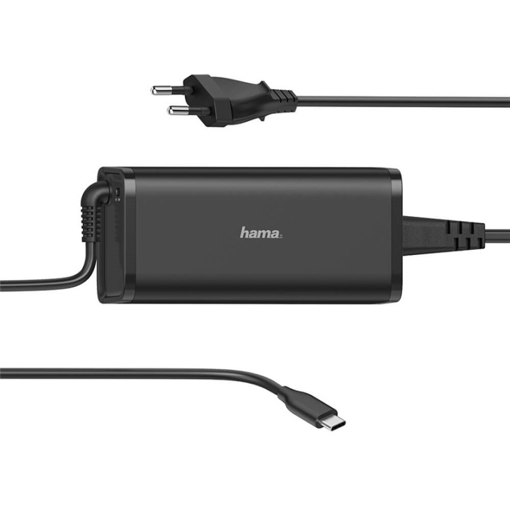Hama Nätdel Notebook USB-C 100-240V 5-20V/100W in the group COMPUTERS & PERIPHERALS / Computer cables / Device kable at TP E-commerce Nordic AB (38-91863)