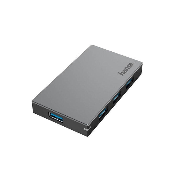 Hama Hub USB-A 3.0 4x Portar 5 Gbit/s in the group COMPUTERS & PERIPHERALS / Computer accessories / USB-Hubs at TP E-commerce Nordic AB (38-91880)