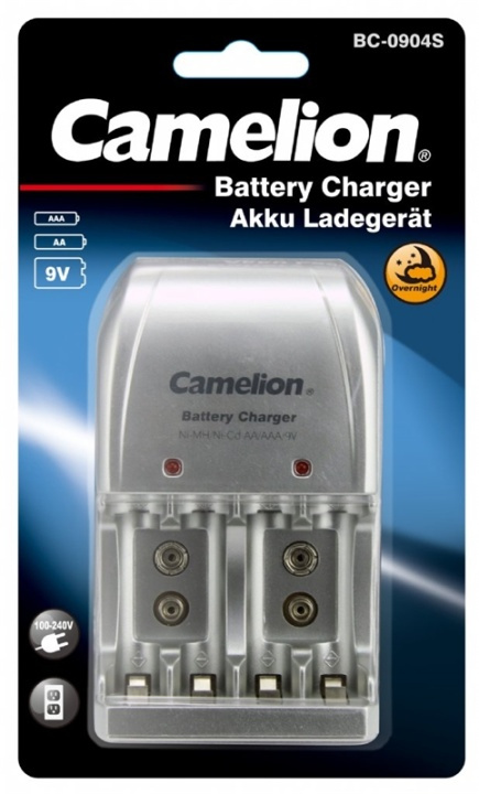 Camelion BC0904S, battery charger, without batt, in the group HOME ELECTRONICS / Batteries & Chargers / Battery charger at TP E-commerce Nordic AB (38-92033)
