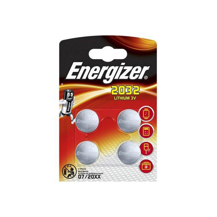 ENERGIZER Battery CR2032 Lithium 4-p in the group HOME ELECTRONICS / Batteries & Chargers / Batteries / Button cell at TP E-commerce Nordic AB (38-92064)