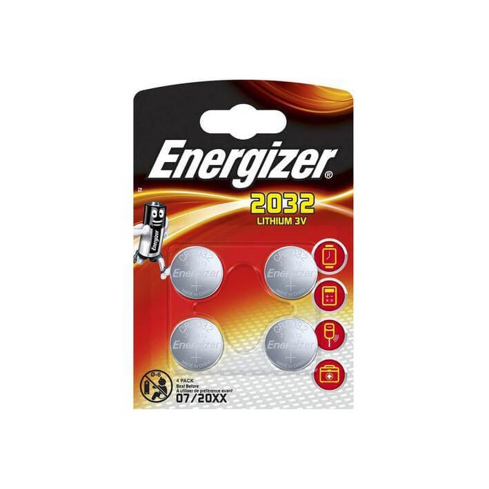 ENERGIZER Battery CR2032 Lithium 4-p in the group HOME ELECTRONICS / Batteries & Chargers / Batteries / Button cell at TP E-commerce Nordic AB (38-92064)