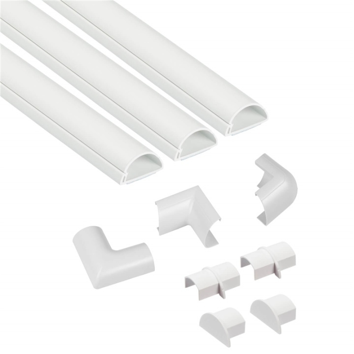 D-LINE Trunking Kit 30x15mm 1.0m 3x Kabelkanal/Tillbehör in the group HOME ELECTRONICS / Cables & Adapters / Kable management at TP E-commerce Nordic AB (38-92067)