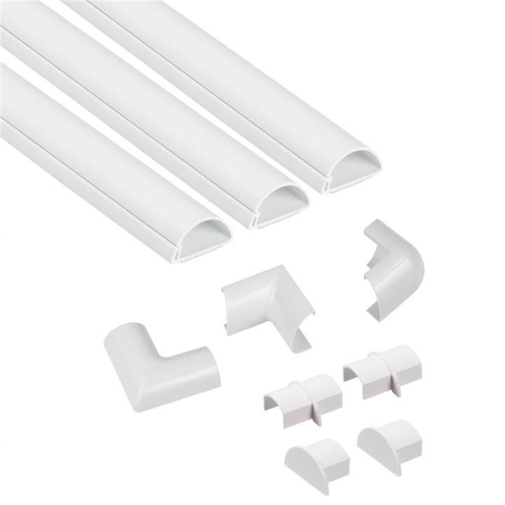D-LINE Cable Trunking Kit 30x15mm 3x Cable Trunking/Accessories 1.0m in the group HOME ELECTRONICS / Cables & Adapters / Kable management at TP E-commerce Nordic AB (38-92067)