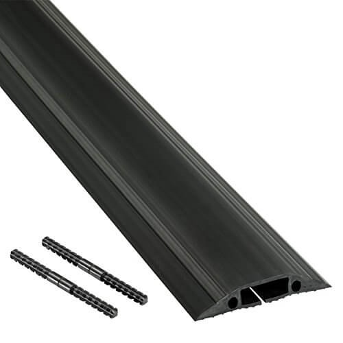 D-LINE Kabelkanal Golv PVC Pro Svart 1.8m in the group HOME ELECTRONICS / Cables & Adapters / Kable management at TP E-commerce Nordic AB (38-92069)