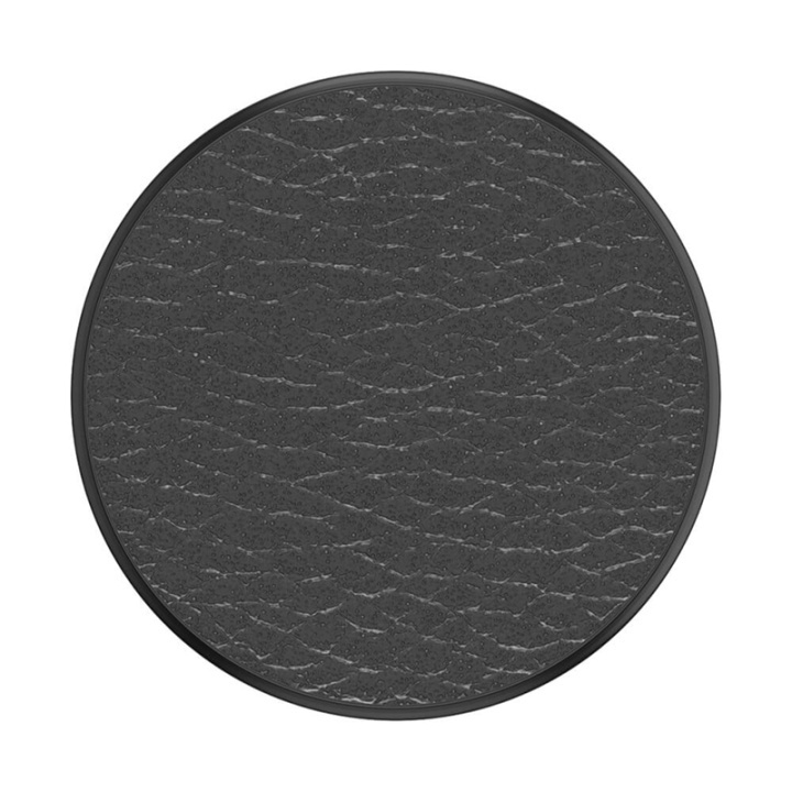 PopSockets Pebbled Vegan Leather Black Avtagbart Grip med Ställfunktion Premium in the group SMARTPHONE & TABLETS / Other accessories / Popsockets at TP E-commerce Nordic AB (38-92144)