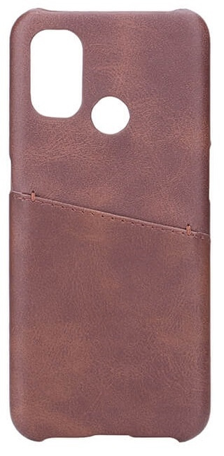 ONSALA Mobile Cover Brown with Cardpocket Oneplus Nord N100 in the group SMARTPHONE & TABLETS / Phone cases / OnePlus at TP E-commerce Nordic AB (38-92248)